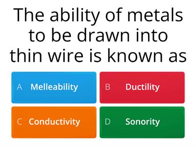 METALS AND NON METALS