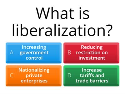 Liberalisation