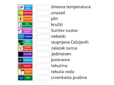 Solar system- vocabulary