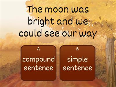 Simple and compound sentences by esc24x7. com