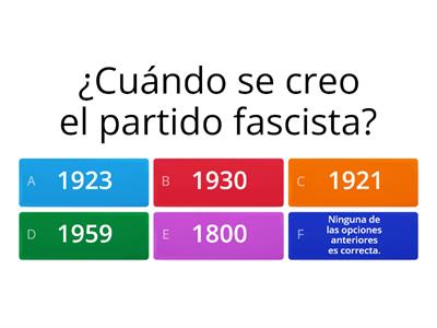 El partido fascista