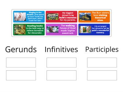 Match the verbals, you sentences!