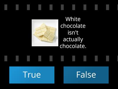 Food Facts True or False