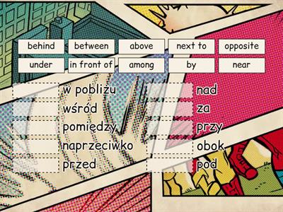 Prepositions of place 2 przyimki miejsca Pearson repetytorium maturalne