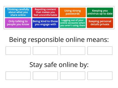 Safe and Responsible Online