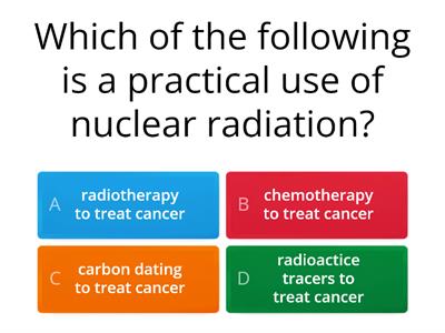 radiation practice questions
