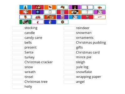 Christmas vocabulary (6th Primary)