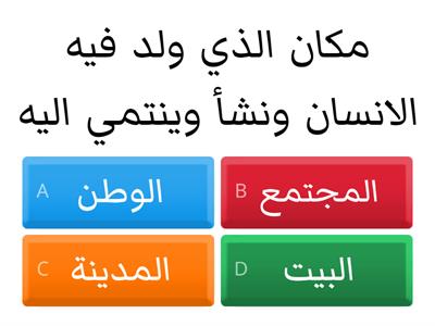 مكانة الوطن في الاسلام