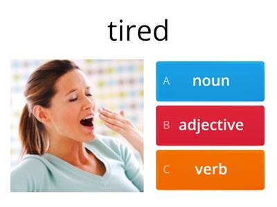What's the parts of speech?  Noun? Adjective? Verb?