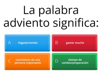 ¿Cuanto sabes del adviento?