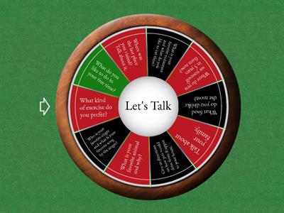 Conversation wheel