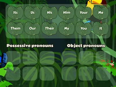 object pronouns vs posessive adjectives