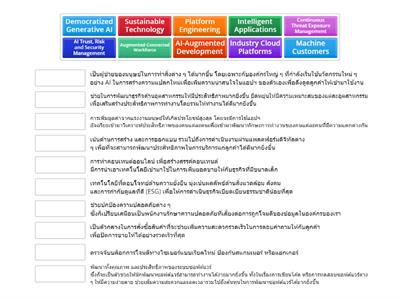 เกมจับคู่เทคโนโลยีสมัยใหม่