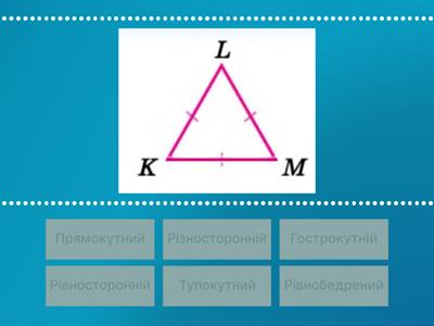 5 клас НУШ Види трикутників