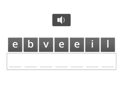 Spelling - Argument vocabulary - Anagram