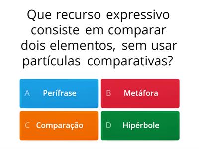  Recursos Expressivos 