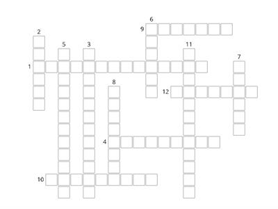 EO1 - U6 - Places in town crossword