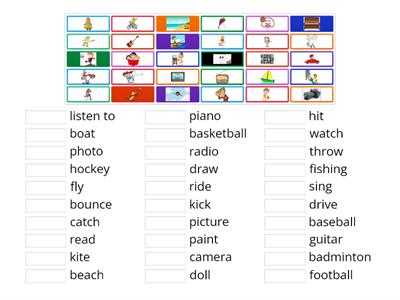 Sport and leisure primary 1