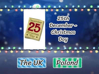 CHRISTMAS UK Poland & UK