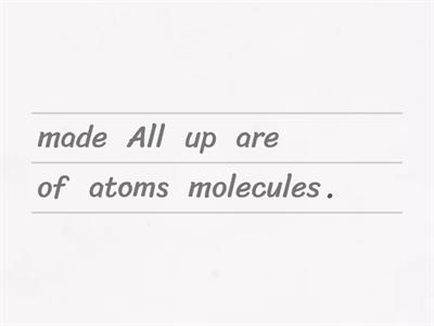 Molecules definitions