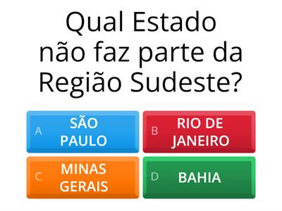 ESTADOS E REGIÕES DO BRASIL