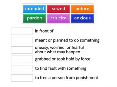 Unit 1 Lesson 3 Vocabulary Games