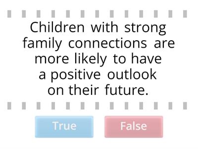 Study: Strong Connection to Family Helps Children Succeed