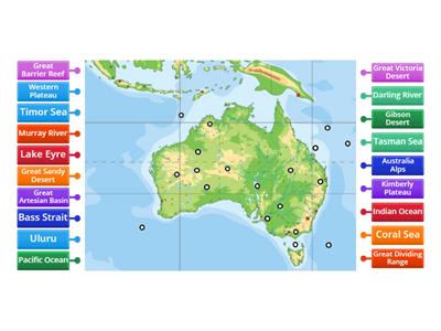 Australia physical map (AC)