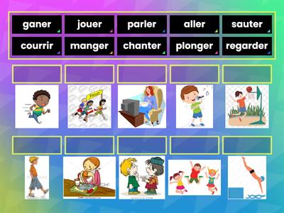 Verbes 1er group- vocabulaire