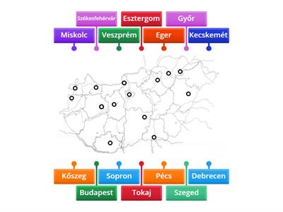 Magyarország nagyvárosai 6. osztály