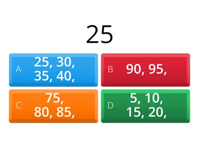 AR Skip Counting by 5s