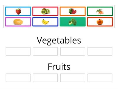 Sorting Fruits and Vegetables