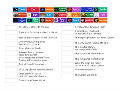 Planets By Mrs. E