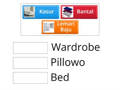 Indonesian to English Dormitory Objects - Quiz by MDC & DQ