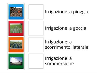 Tecniche irrigazione