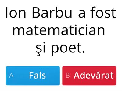 Ion Barbu - Universul poetic