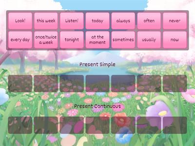 PU 2 U3 Present Simple vs Present Continuous: Time expressions