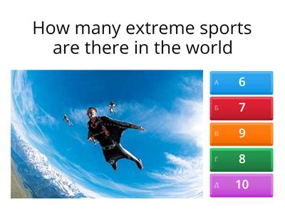 Extreme sports 