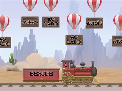 BALOON TRAIN - PREPOSITIONS OF PLACE - ALYSON ANDRADE GONÇALVES BRAZIL