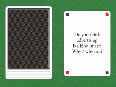 Advertising Conversation Questions