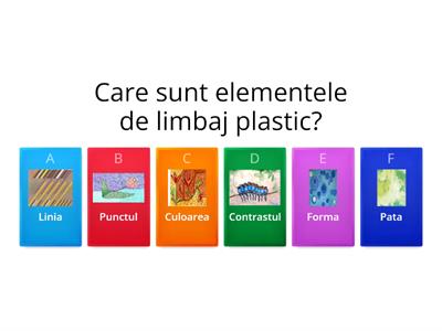 Elementele de limbaj plastic                                by Stănescu Justina