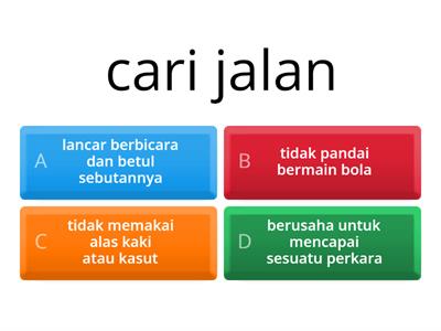 [KUIZ] Senarai Peribahasa Primari 3 - 4 [11-20]