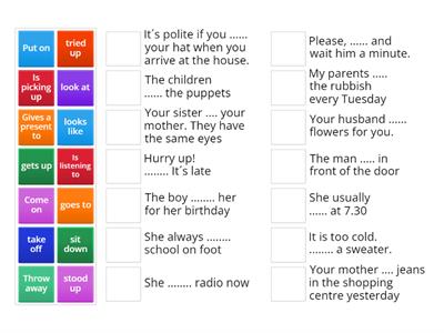 PHRASAL VERBS PRELIMINARY