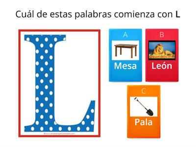 Conciencia fonologica L,M,S,P,D,N,F,T,C,H,R