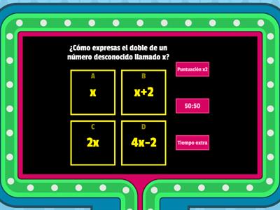 Expresiones algebraicas 3ºESO