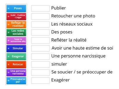 REPASAR EL VOCABULARIO _ AUTORRETRATO Y REDES SOCIALES