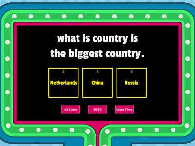 gameshow quiz for country