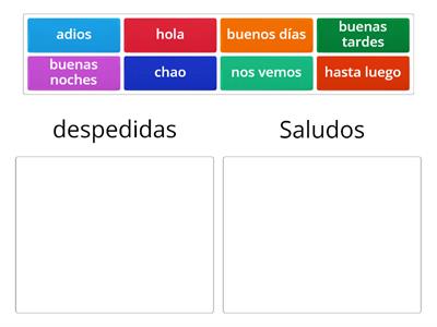 Saludos Y Despedidas - Teaching Resources