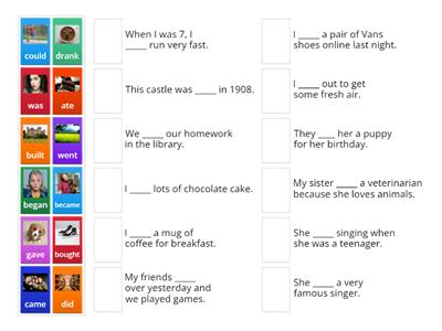 Past Tense - Irregular verbs 1