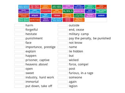 CLC Stage 25 Vocabulary